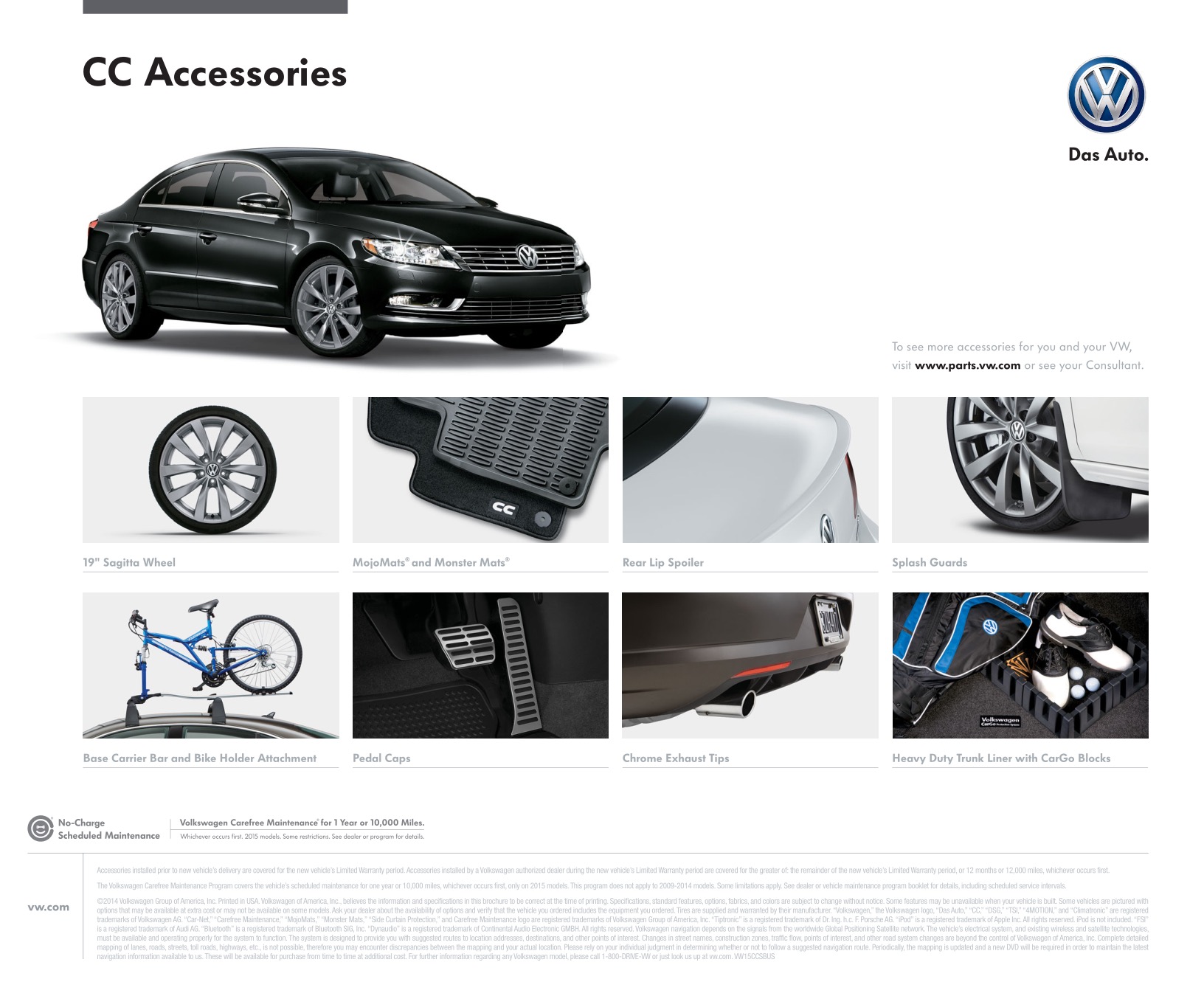 2015 VW CC Brochure Page 3